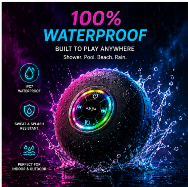 Neon Beats™ Wireless Waterproof Bluetooth Speaker